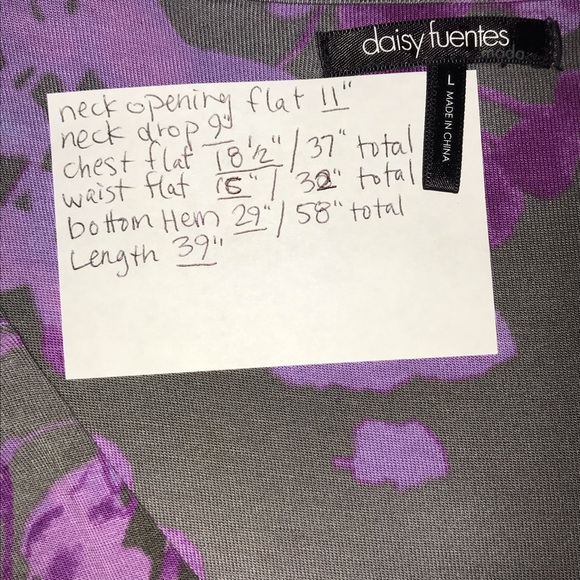 DAISY FUENTES Jet Set floral midi faeriecore retro print dress purple L NWT - Picture 7 of 8